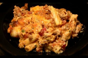 The Best BAKED ZITI Recipe EVER: Baked Ziti With Italian Sausage