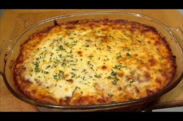 Beef and Noodle Casserole - Italian Pasta Bake - Recipe