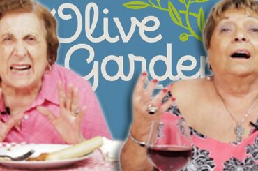 Italian Grandmas Try Olive Garden For The First Time