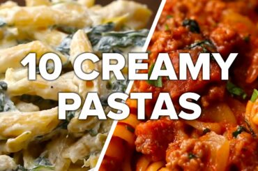 10 Creamy & Satisfying Pasta Dishes