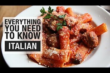 Everything You Need to Know About Italian Dining