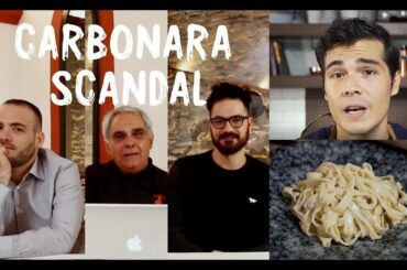 REACTING TO ITALIAN CHEFS REACTING TO ME (FRESH CACIO E PEPE RECIPE)