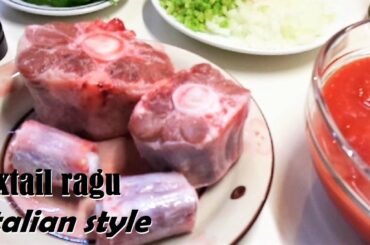 Oxtail ragu recipe italian food.