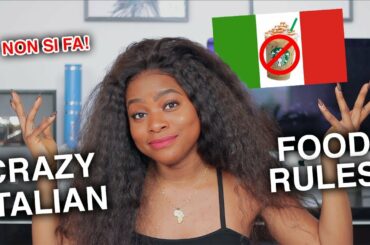 4 CRAZY ITALIAN FOOD RULES