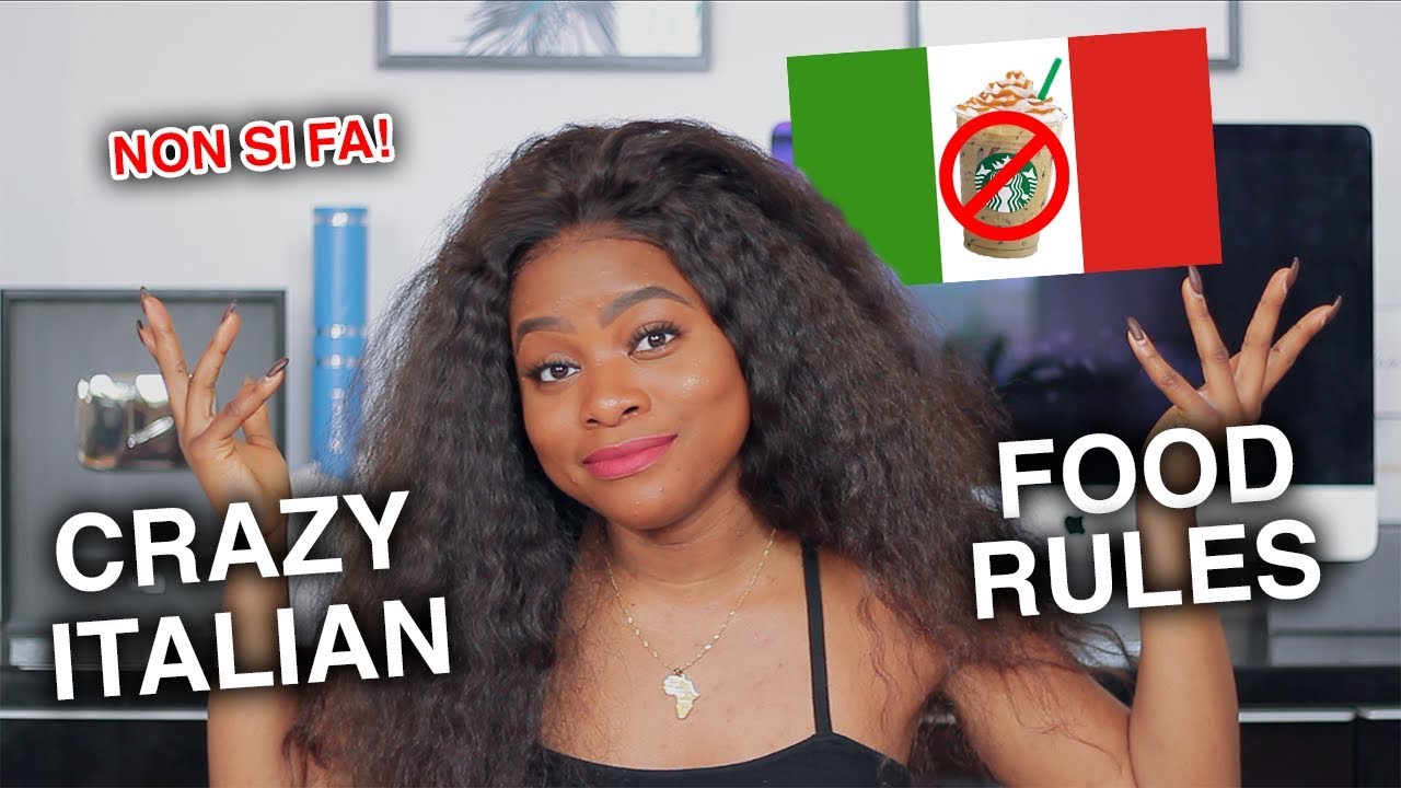 4 CRAZY ITALIAN FOOD RULES 4 CRAZY ITALIAN FOOD RULES