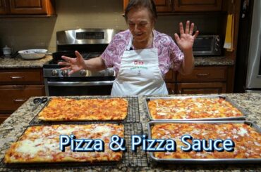 Italian Grandma Makes Pizza and Pizza Sauce