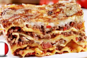 Authentic Italian Lasagna Recipe | FAMOUS ITALIAN FOOD