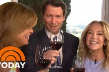 Italian Wine Connoisseur Salvatore Ferragamo On His Top Vinos & Pops A Bottle With A Knife | TODAY