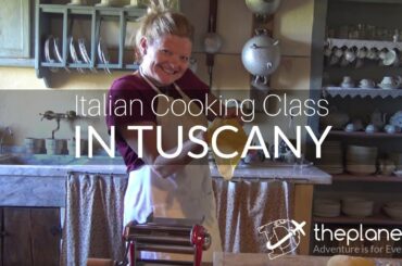 Italian cooking class in Tuscany - Learning to Make Homemade Pasta | Italy Travel Vlog