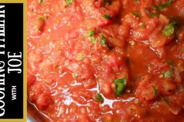 World's Best Tomato Pasta Sauce Cooking Italian with Joe
