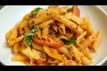 Penne Arrabiata Recipe | Italian Recipe | Pasta Recipes | Chicken Pasta Recipe by Varun Inamdar