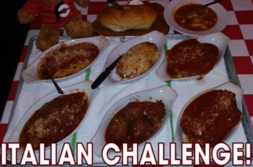 MAN VS FOOD 7LB ITALIAN FOOD CHALLENGE!!