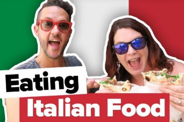EATING ITALIAN FOOD in Bologna. 5 Must Try Dishes in Italy (Canadians try Italian Food)