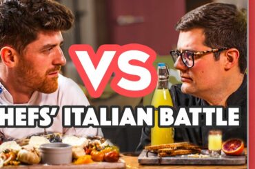 ULTIMATE CHEF VS CHEF ITALIAN FOOD BATTLE