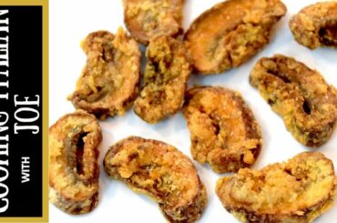 Fried Mushrooms Cooking Italian with Joe