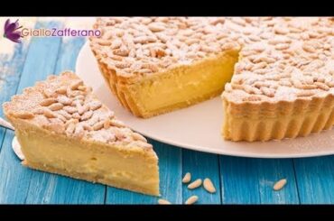 Grandma's custard pie ( torta della nonna ) - Italian recipe