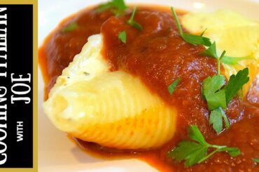 Homemade Stuffed Shells with Ricotta Cheese Cooking Italian with Joe