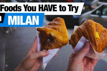 Italian Food - 3 Dishes To Try in Milan! (Americans Try Italian Food)
