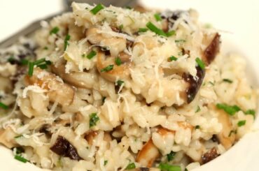 Mushroom Risotto | Rice Recipes - Italian Cuisine | Ruchi's Kitchen