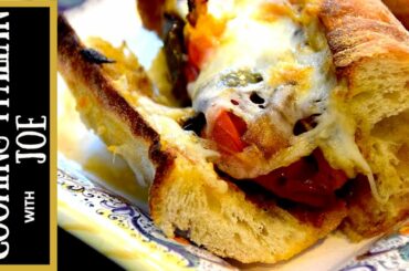 Grilled Italian Sausage Sandwich with Peppers, Onions, and Herb Butter Cooking Italian with Joe