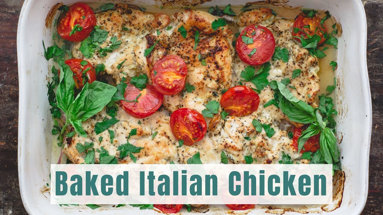 Easy Baked Italian Chicken Recipe Easy Baked Italian Chicken Recipe