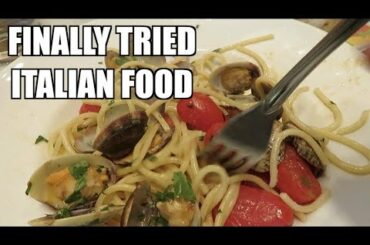 First Time Trying Italian Food