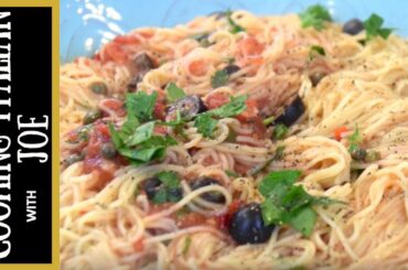 Making Spaghetti Puttanesca Cooking Italian with Joe