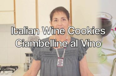 Italian wine cookies  Ciambelline al vino Marisa Cucina Italiana