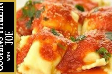 Homemade Ravioli with Ricotta Filling Cooking Italian with Joe