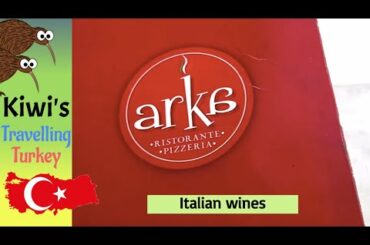 Italian Wine List Prices and types - Arka Restaurant & Pizzeria. Bodrum - Travelling Turkey