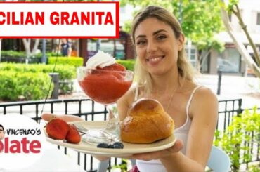 SICILIAN GRANITA AND BRIOCHE RECIPE | Granita Siciliana al Limone (Italian Lemon Ice Recipes)
