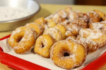 Homemade Doughnuts Recipe (Italian Graffe) - Laura Vitale & Nonna - Laura in the Kitchen Ep 444