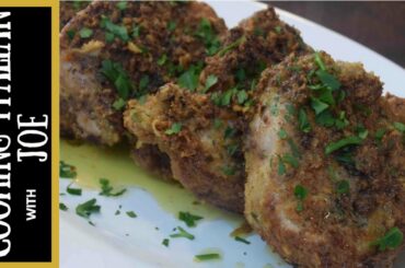 Garlic Parmesan Cheese Encrusted Pork Chops Cooking Italian with Joe