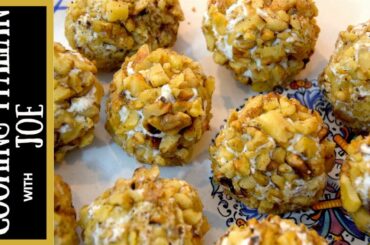 Gorgonzola Cheese Balls with Roasted Walnuts Cooking Italian with Joe