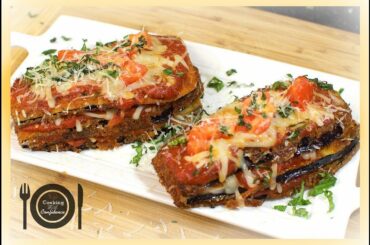 How to make Italian Vegetarian Eggplant Parmesan! ||Cooking With Confidence