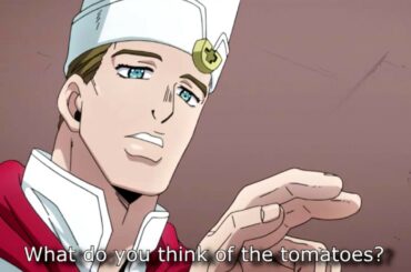 Josuke and Okuyasu go eat italian food