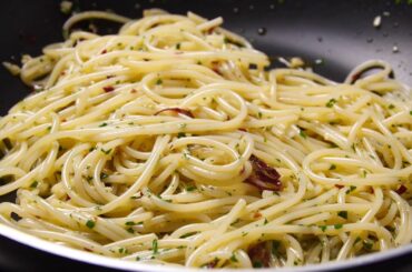 Spaghetti aglio olio e peperoncino  100per100 Italian Recipes