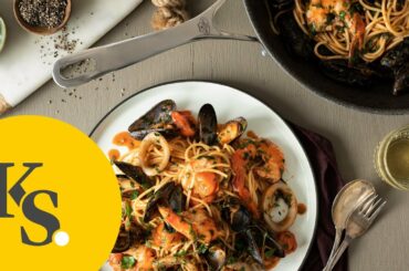 Spaghetti allo scoglio | Seafood pasta | Italian recipes