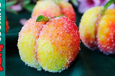 ITALIAN PEACH COOKIES Recipe 🍑 Italian Wedding Cookies 🍑 Tasty Cooking
