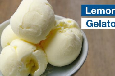 🔵 How To Make "Better Than Italian" Lemon Gelato || Glen & Friends Cooking