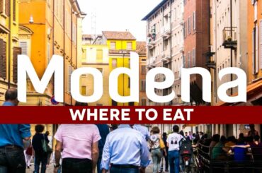 Italian Food: Where in Eat to Modena Italy