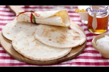 Piadina flatbread - original Italian recipe