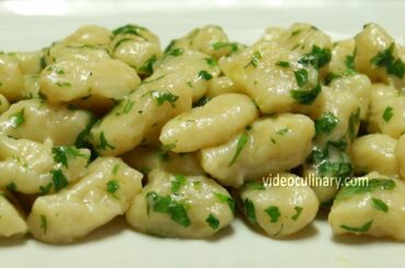 Potato Gnocchi (No Egg) - Italian Recipe - Video Culinary