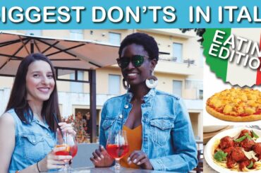 BIGGEST DON'TS WHEN YOU EAT (Italian food) WITH ITALIANS!  Rome inside - Lempies