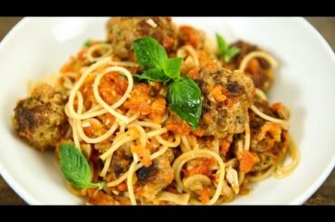 How To Make Spaghetti And Meatballs | Spaghetti Meatballs Recipe | Italian Recipes | Varun Inamdar