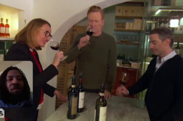 Watching "Conan & Jordan Schlansky's Italian Wine Tasting"