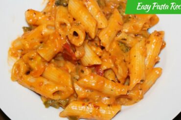 How To Make Pasta Recipes-Know The Recipe-Italian Penne Pasta Recipe With Red And White Sauce