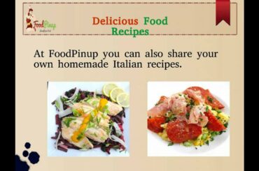 Easy & Authentic Italian food recipes