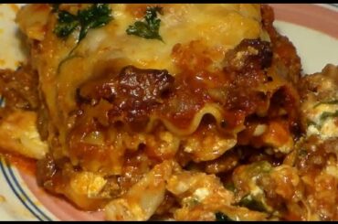 World's BEST EVER Italian Lasagna Recipe: How To Make Delicious Meat Lasagna