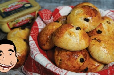 Italian Hot Cross Buns Recipe | Pan Goccioli | Italian Food Recipe